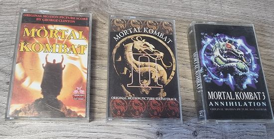 3 аудиокассеты MORTAL KOMBAT