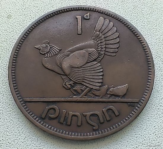 Ирландия 1 пенни, 1942  6-9-4