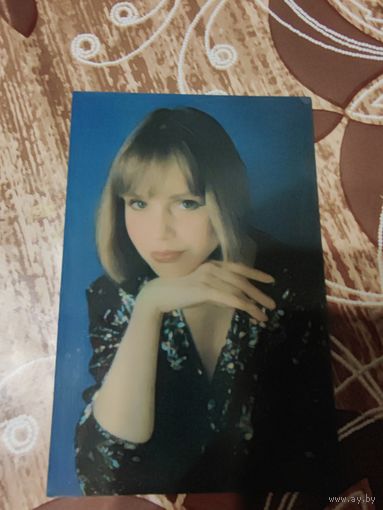 Календарик,артисты,шиманская,пластик, 1991