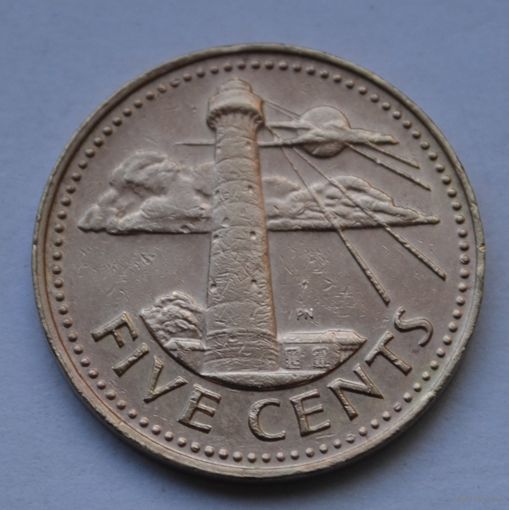 Барбадос, 5 центов 1982 г.