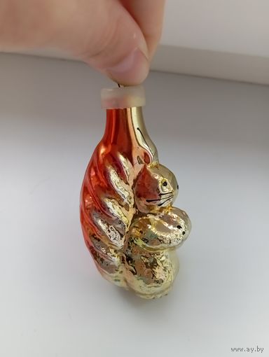 Ёлочная игрушка СССР "Белочка"