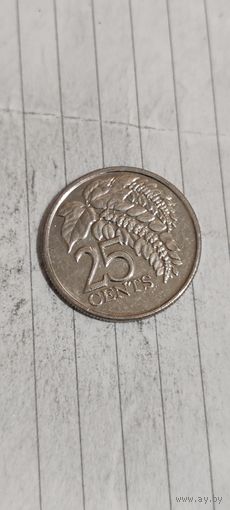 Тринидад и Тобаго 25 цент 2015