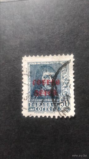 ИСПАНИЯ \н8\ 1938 надпечатка. авиапочта