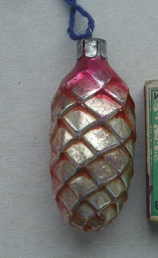 Ёлочная игрушка. Шишка. Т-38.