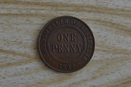 Австралия 1 пенни 1922 с 1 руб