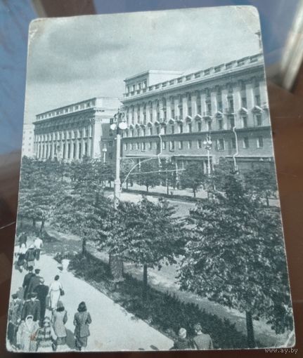 1953 год Минск Жилые дома на проспекте Сталина