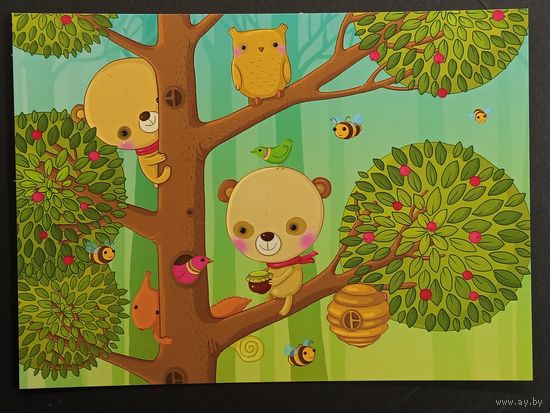 Открытка Беларусь. Художник Четкова 2009 год. Чистая.