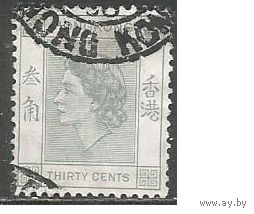 Гонконг. Королева Елизавета II. 1954г. Mi#183.