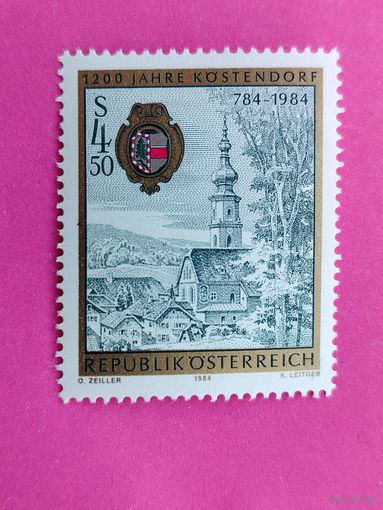 Австрия. Герб города. ( 1 марка ) 1984 года. 2-19.