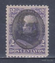 [2499] Перу 1894. Надпечатка портрета. MNH