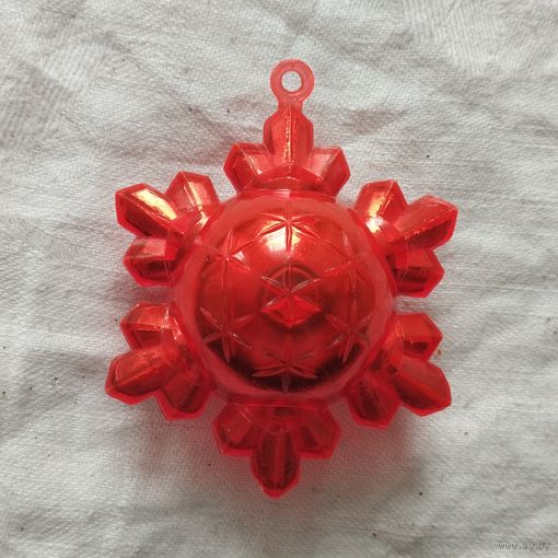 Ёлочная игрушка снежинка