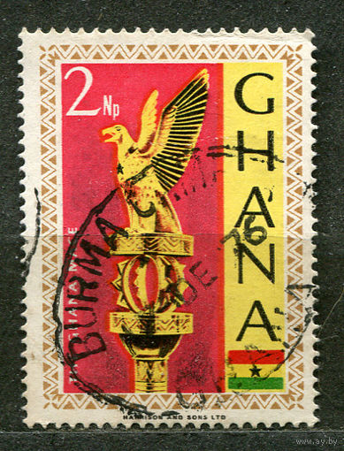 Государственные символы. Флаг. Гана. 1967