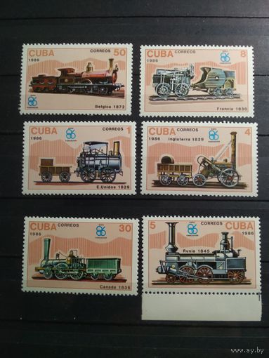 Куба 1986 г. Железная дорога.