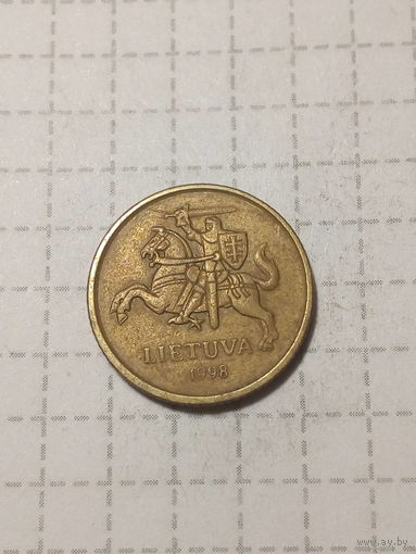 10 центов Литва 1998 год