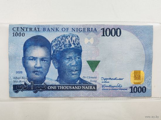 Нигерия 1000 найра 2025 года