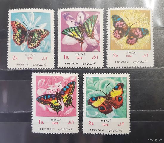Иран. 1974 год. Фауна. Бабочки (1386)