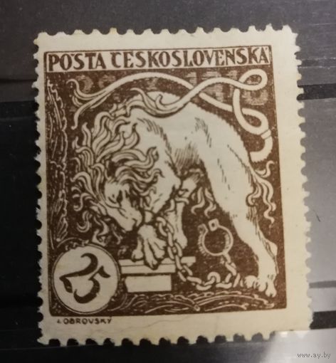 Чехословакия 1919 Богемский лев