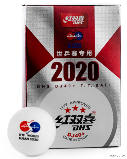 Мячи DHS DJ40+ BUSAN 2020 для настольного тенниса