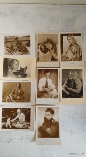 Актеры прошлого. Одним лотом. Изд. ROSS. 1930-е.