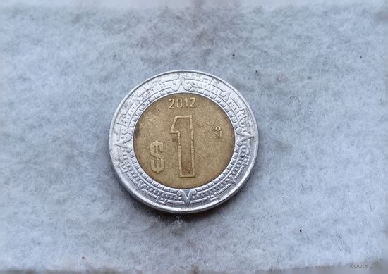 Werty71 Мексика 1 песо 2012 биметалл