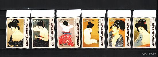 Гвинея-Бисау 2005, Японская живопись, Mi 8,28, Г152