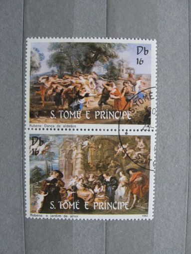 Продажа коллекции с 1 рубля! Искусство на почтовых марках мира.