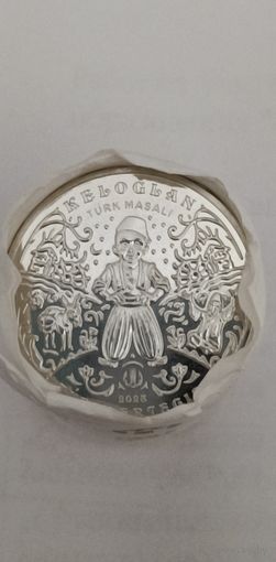 Казахстан. 200 тенге 2023 года. Монеты в ролле. "Турецкая сказка"