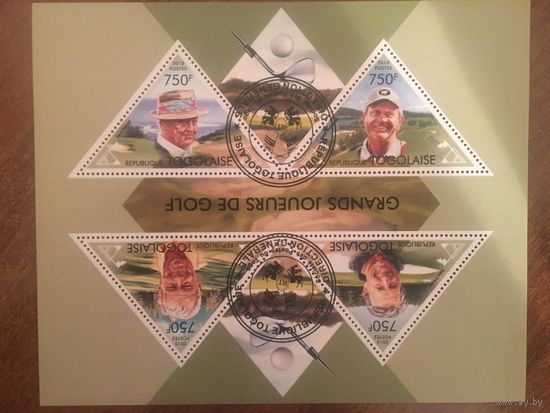 Того 2013. Величайшие игроки в гольф. Блок.