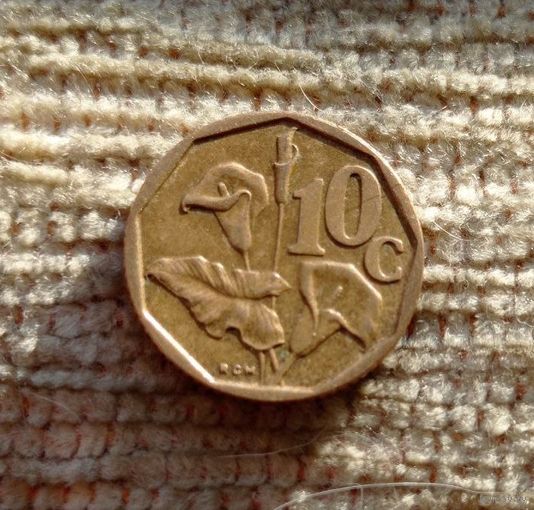 Werty71 ЮАР 10 центов 1993