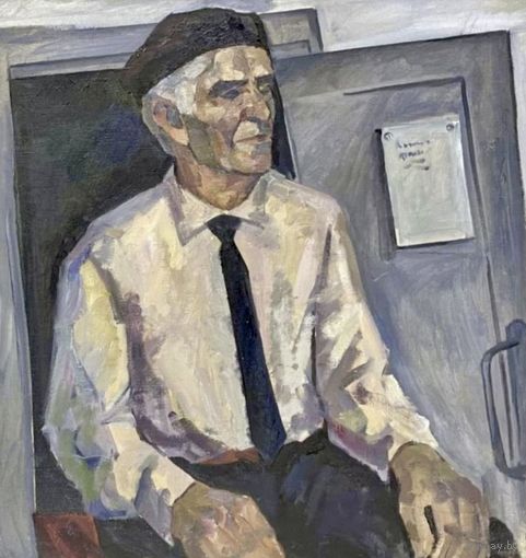 Малишевский А.А;80/75см;1978г;х/м;"Портрет учёного"