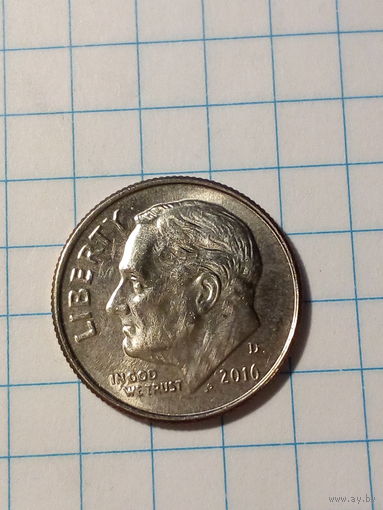10 центов США 2016 д год