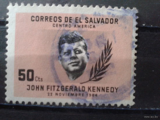 Сальвадор 1964 Памяти президента Кеннеди