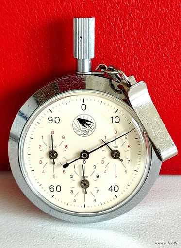 Шагомер стрелочный механический Заря. СССР.