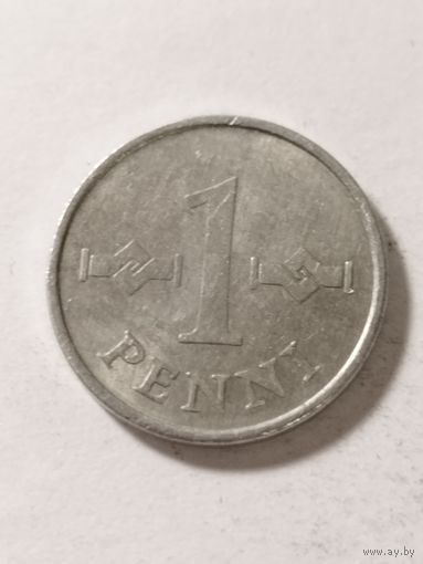 Финляндия 1 пенни 1973