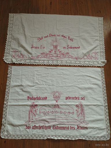 Старинные скатерти ручная вышивка