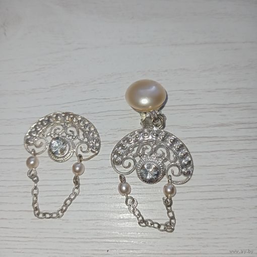 Серьги СССР, клипсы, сережки Чехословакия