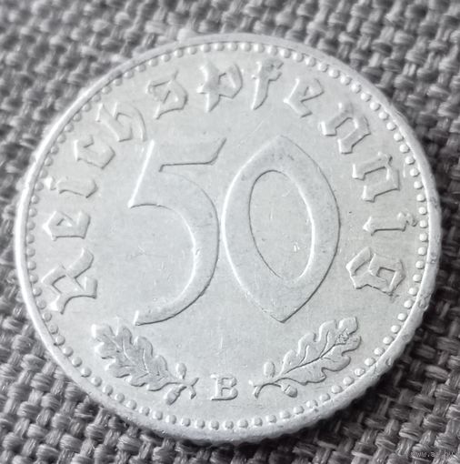 50 рейхспфеннигов 1940 В