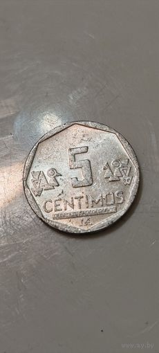 Перу 5 сентимос 2012