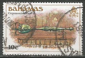 Багамы. Ритуальный жезл. 1980г. Mi#457.