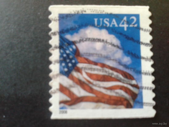 США 2008 стандарт, флаг, облако