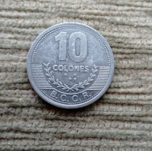 Werty71 Коста Рика 10 колонов 2008