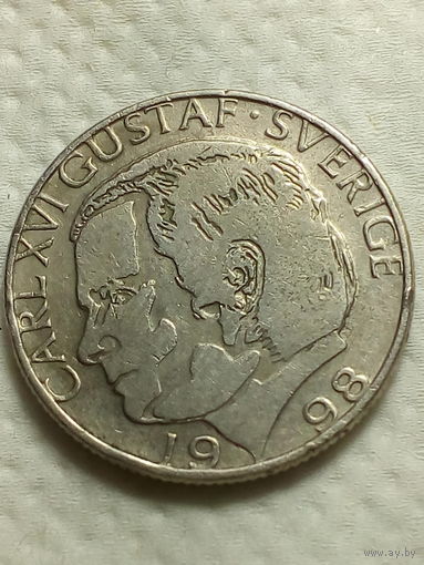 1 крона Швеция   1998 год