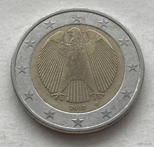 Германия 2 евро 2002 (G - Карлсруэ)