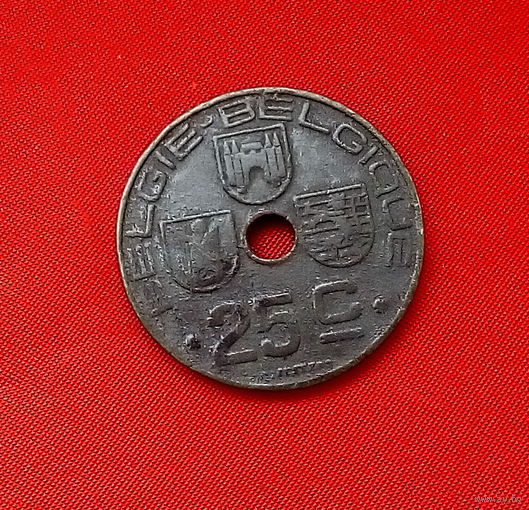 32-15 Бельгия, 25 сантимов 1946 г. Фламандский тип