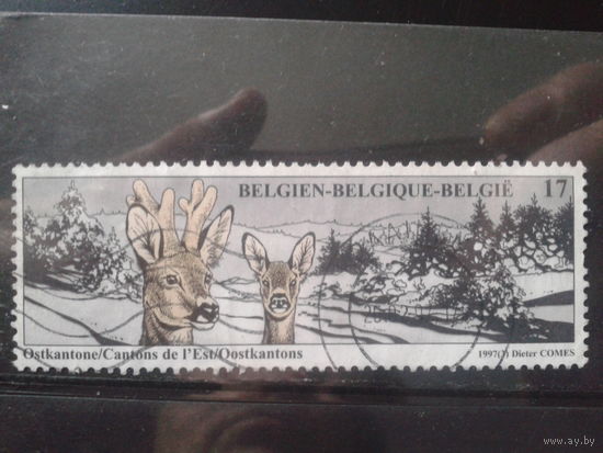 Бельгия 1997 Природа, олени