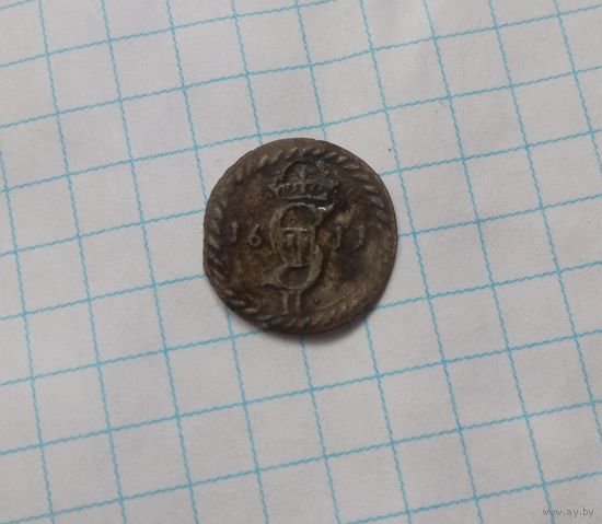 Двуденарий 1611г.