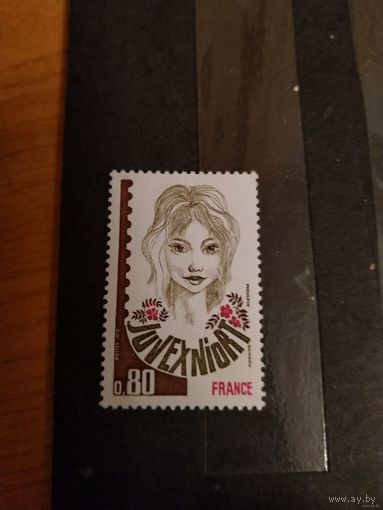 1978 Франция молодежная филателистическая выставка чистая клей MNH** выпускалась одиночкой (2-11)