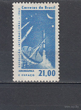 Космос. Бразилия. 1958. 1 марка. Michel N 992 (1.2 е)