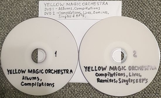 DVD MP3 полная дискография YELLOW MAGIC ORCHESTRA (Japan Electronic) - 2 DVD