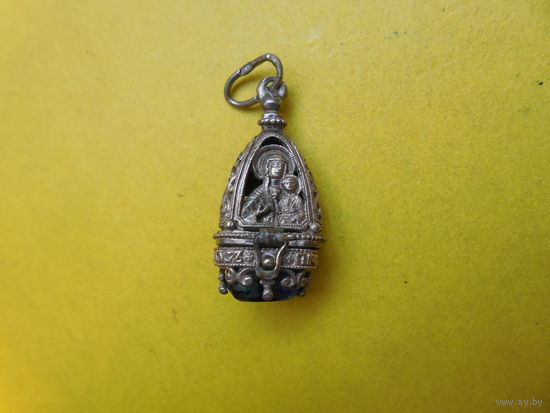 Кулон, ладанка, мощевик. Серебро 925